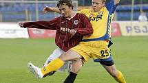 Fotbalové druholigové utkání FC Vysočina Jihlava vs. Sparta Praha B – Jihlava 9. 10. 2009.