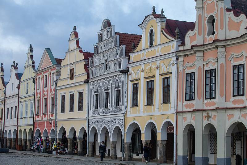 Historické jádro města Telč.