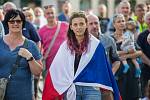 Demonstrace proti Andreji Babišovi na Masarykově  náměstí v Jihlavě.