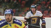 Zápas 31. kola hokejové extraligy mezi HC Dukla Jihlava a Aukro Berani Zlín, 20. prosince v Jihlavě.