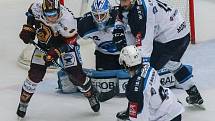 Zápas 22. kola hokejové extraligy mezi HC Dukla Jihlava a HC Škoda Plzeň.