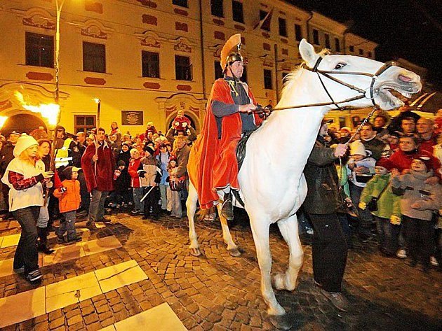 Svatý Martin v Jihlavě opět usedne na slavného filmového koně