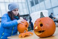 Dýňování zpestřilo podzimní prázdniny dětem v Polné.