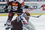 Zápas 41. kola hokejové extraligy mezi HC Dukla Jihlava a HC Sparta Praha.