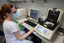 Laboratoře Státního veterinárního ústavu Jihlava, ve kterých testují vzorky s podezřením na Covid-19.