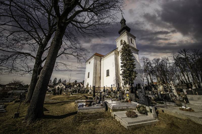 Kostel svaté Barbory v Polné.