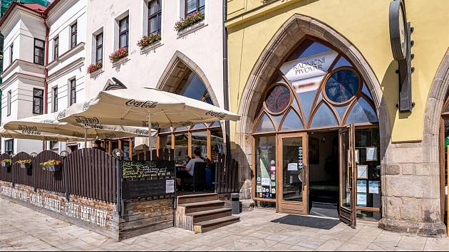 Radniční restaurace v Jihlavě.