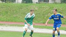 Fotbalisté Ždírce nad Doubravu (v zeleném) vyhráli nad staršími dorostenci Jihlavy 3:1.
