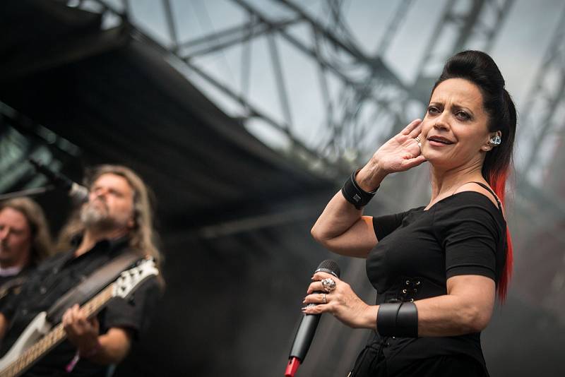 Arakain a Lucie Bílá na Vysočina festu 2018.