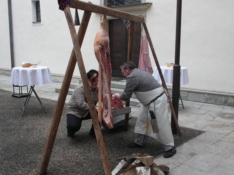 Vepřové hody v Třešti.