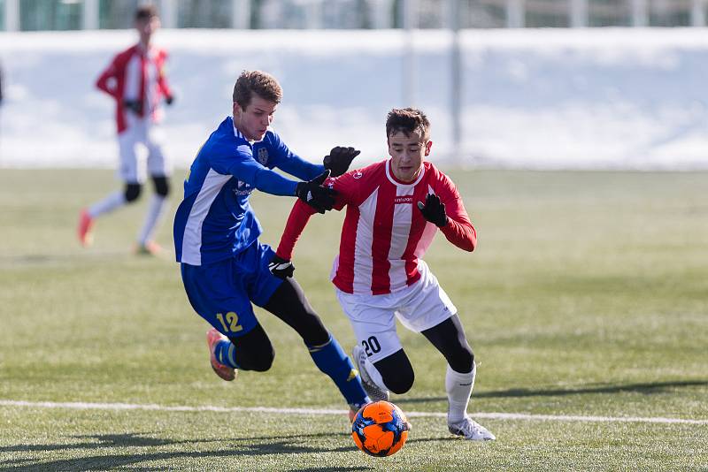 Přípravné utkání mezi FC Vysočina Jihlava a FK Viktoria Žižkov.