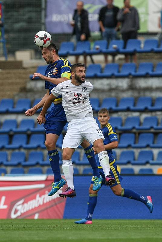 Druhý zápas první fotbalové ligy mezi FC Vysočina Jihlava a FC Slovácko.