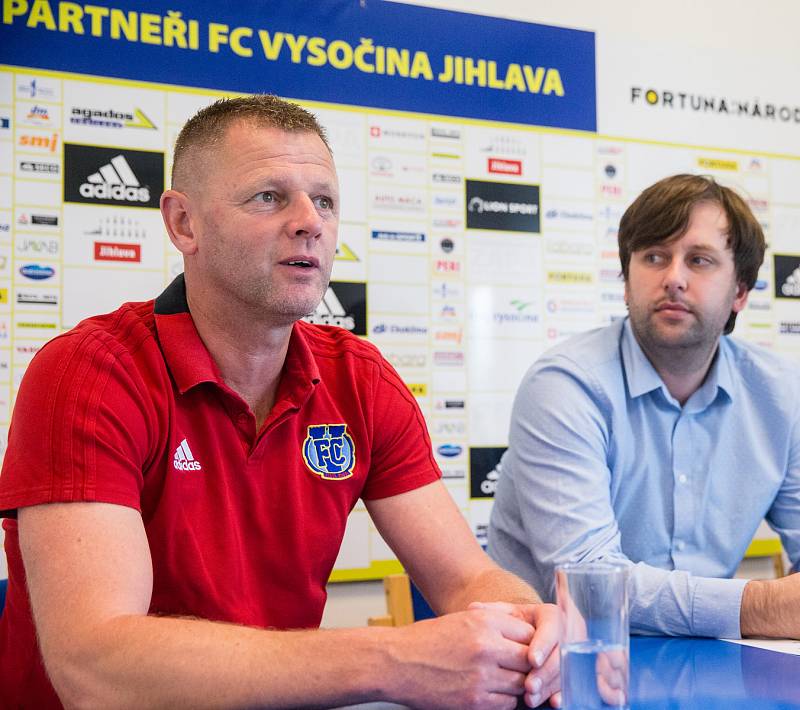 Tisková konference FC Vysočina Jihlava.