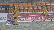 Utkání 21. kola první fotbalové ligy: FC Vysočina Jihlava - FK Jablonec, 17. března v Jihlavě.