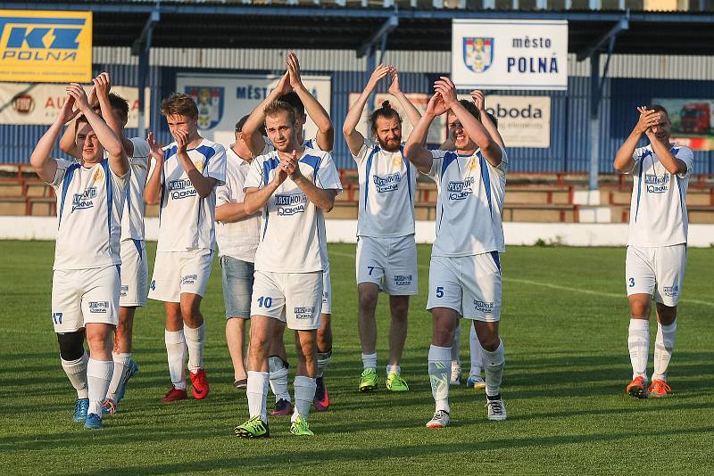 Finále krajského fotbalového poháru Ježek Cup 2018 mezi týmy Velkého Beranova a Rápotic.