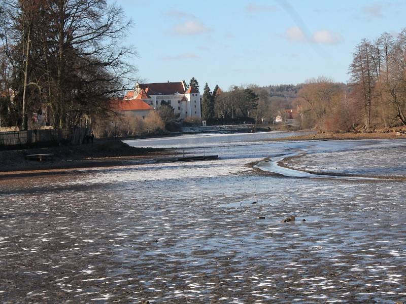 Štěpnický rybník v Telči.