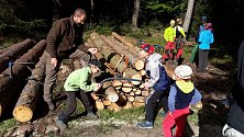 Den pro obnovu lesa pod Javořicí v roce 2021.