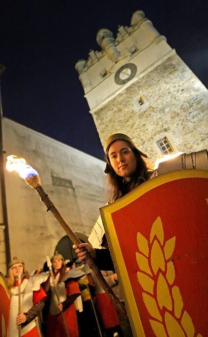 Svatý Martin přijel do Jihlavy.