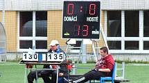 Utkání se konalo na hřišti s umělým povrchem vedle třešťského fotbalového stadionu.