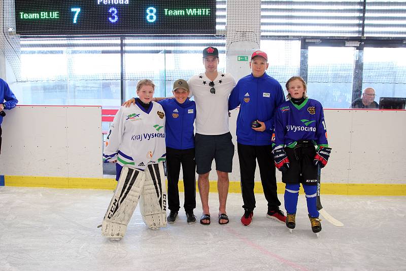 David Rittich na Mezinárodní česko-finské hokejové škole.