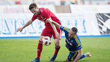 Utkání 25. kola FNL mezi FC Vysočina Jihlava a FK Fotbal Třinec.