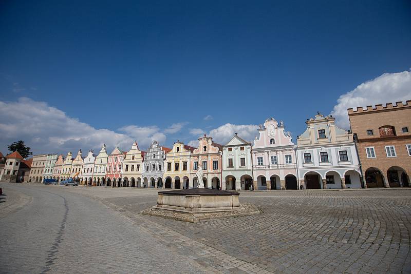 Historické jádro města Telč.