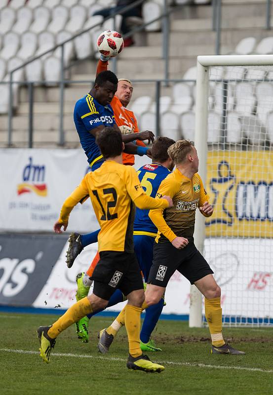 Utkání 19. kola FNL mezi FC Vysočina Jihlava a Sokolov.