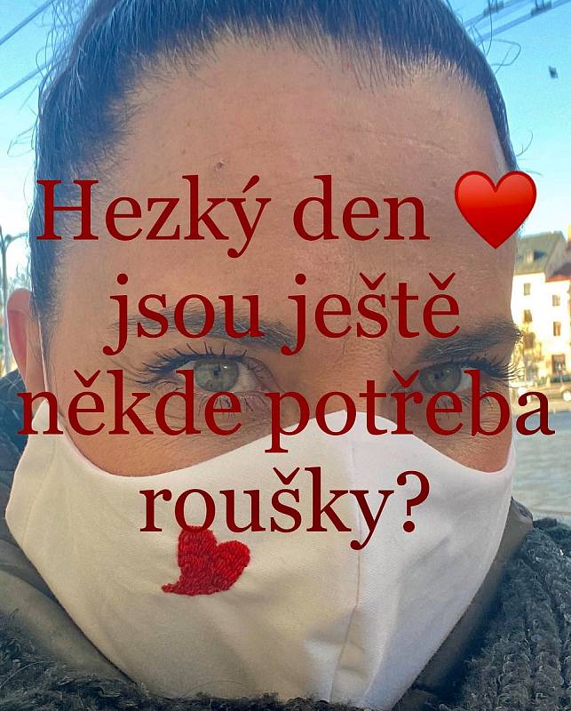 Dobrovolnice Natálie Slaná ušila kolem šesti set roušek.