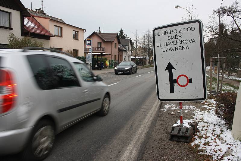 Ulice Jiřího z Poděbrad.