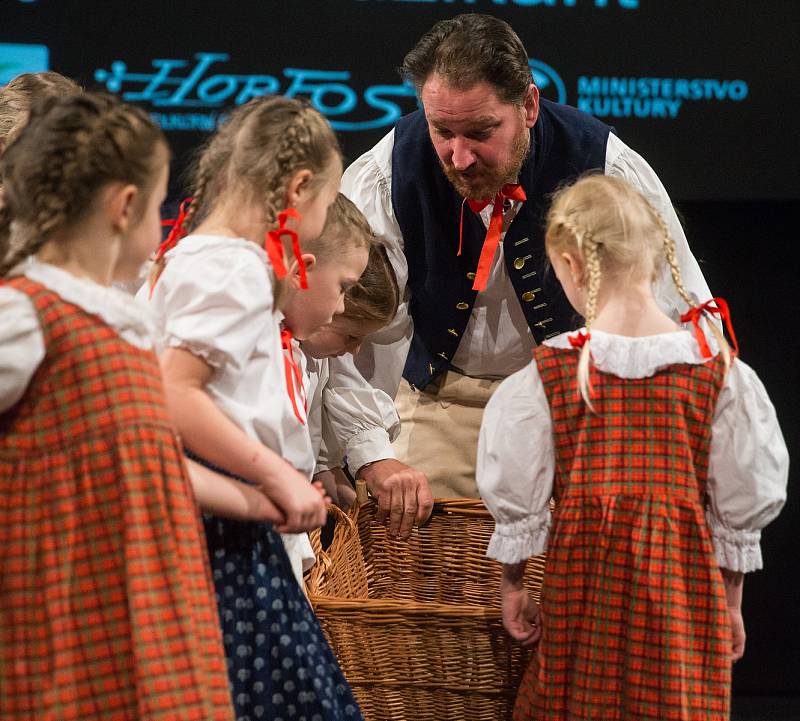 Postupová přehlídka dětských folklórních souborů z kraje Vysočina.