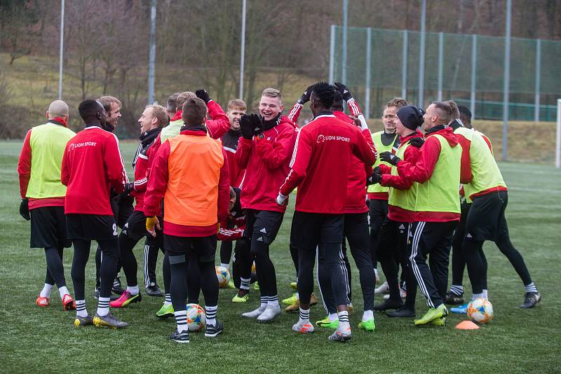 Trénink FC Vysočina Jihlava.