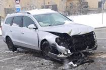 Nehoda u obce Ruda na Žďársku si 1. prosince 2023 vyžádala čtyři zraněné.