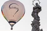 Horkovzdušné balony startovaly 25. srpna z telčského Náměstí Zachariáše z Hradce.
