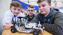 Soutěžní přehlídka LEGO Robot, kterou pro žáky 7. – 9. tříd premiérově vyhlásil Kraj Vysočina s partnery.