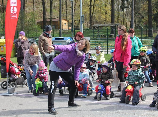 V Jihlavě si o víkendu zasoutěžili nejen rodiče a prarodiče. Na start se postavily i děti. 