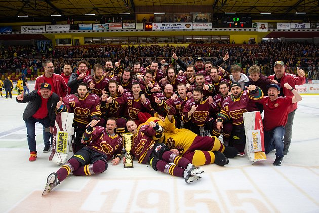 Finále play off první hokejové ligy - 6. zápas: HC Dukla Jihlava - HC Vsetín.