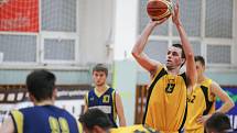 Utkání basketbalové 1. ligy mezi BC Vysočina a BK Opava B.