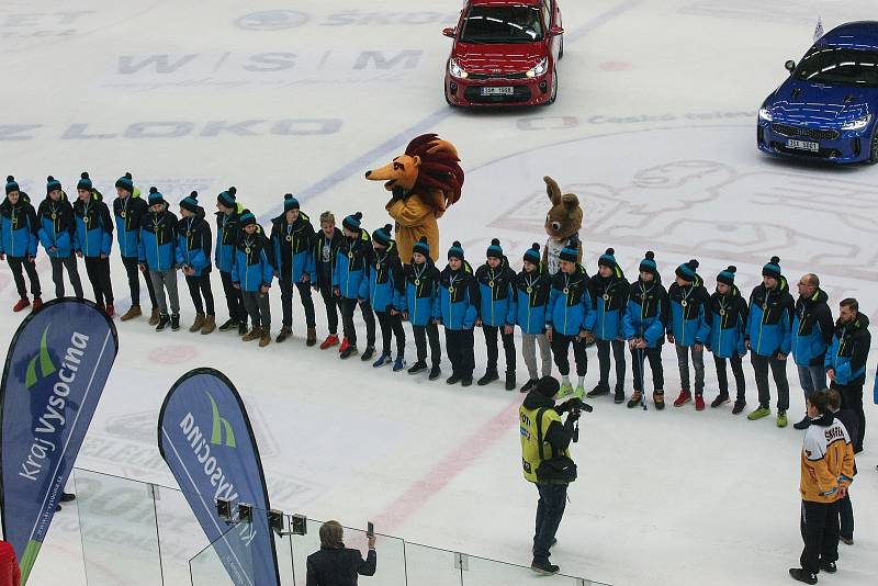 Zápas 46. kola hokejové extraligy: HC Dukla Jihlava - HC Kometa Brno, 2. února 2018 v Jihlavě.