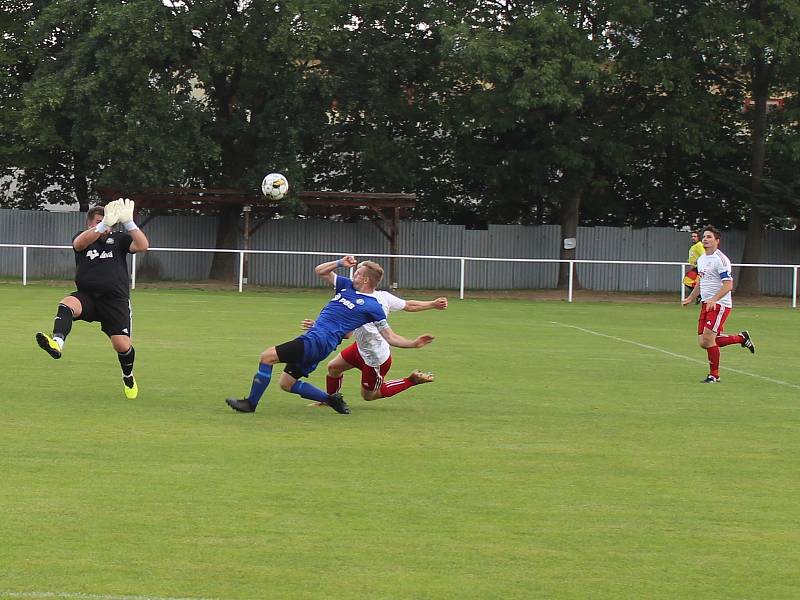 Ve druhém kole 1.A třídy porazil ve skupině B Sokol Bedřichov na svém hřišti béčko Velké Bíteše 3:0 (2:0).