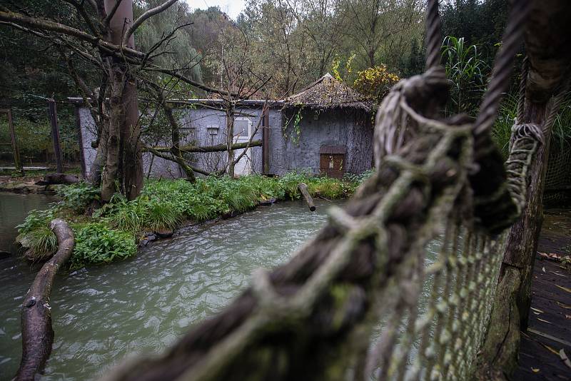 Uzavřená zoologická zahrada v Jihlavě.