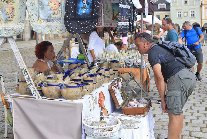 Historické slavnosti v Telči a následné lety balónem.