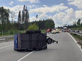 Dopravní nehoda na Vysočině. Ilustrační foto