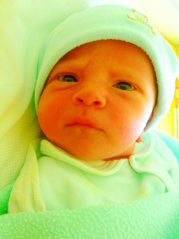 Damián Pech, 10. 1. 2015, 2 510 g, 46 cm, Jihlava