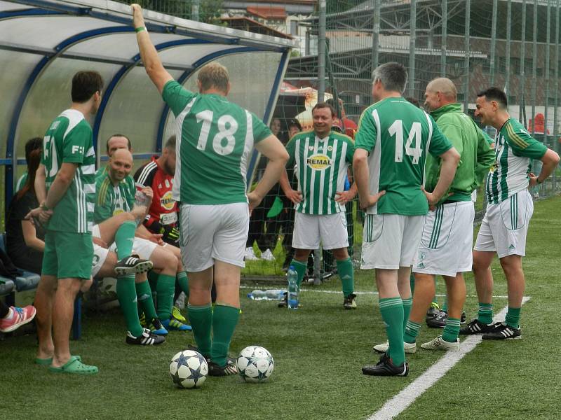 Stará garda Vysočiny porazila v přátelském mači výběr Bohemky, který skládal Radek Sňozík.