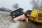 Nehoda autobusu na Jihlavsku. Ilustrační foto.