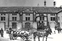 Rozvoz piva v roce 1913.