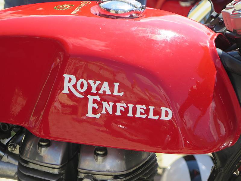 Motocykl Royal Enfield.
