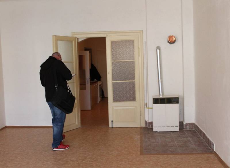 Toto je interiér bytů, které byly nabídnuty uprchlíkům od města Jihlavy.