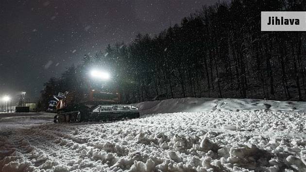 Trať pro běžkaře má zatím šest set metrů, časem může být i delší.