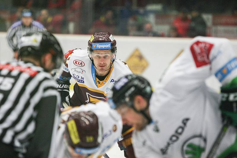 Zápas 27.kola hokejové extraligy mezi HC Dukla Jihlava a BK Mladá Boleslav.